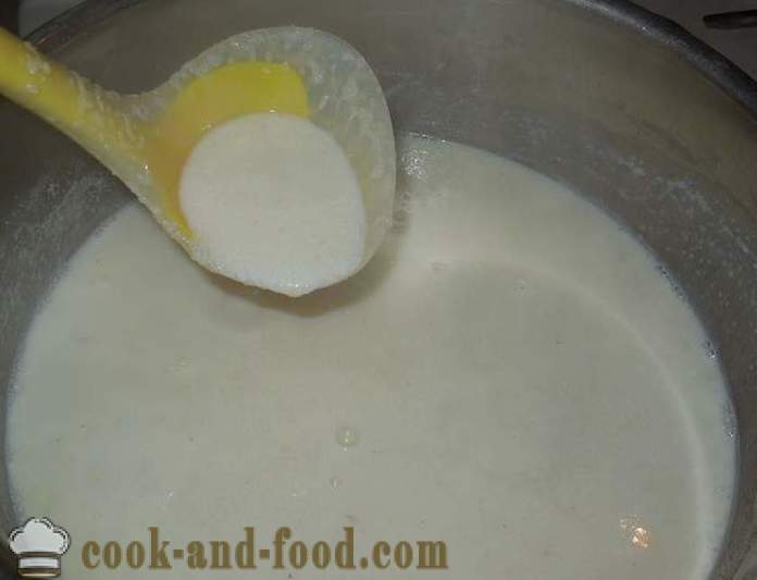 Miten kokki puuroa maitoa ilman paakkuja - askel askeleelta resepti suurimot valokuvista