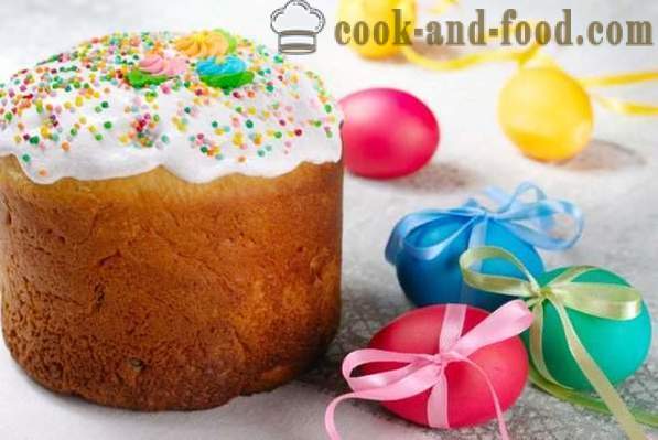 Kasvissyöjä Pääsiäinen kakku smetanaa ja maito (ilman munia) - yksinkertainen resepti miten tehdä taikinaa kakkuja ilman munia smetanaa