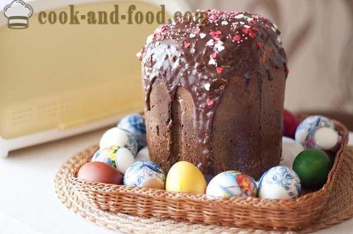 Miten leipoa herkullista suklaakakkua pääsiäisenä - yksinkertainen ja alkuperäinen resepti taikinan kakun rommi ja viiniä