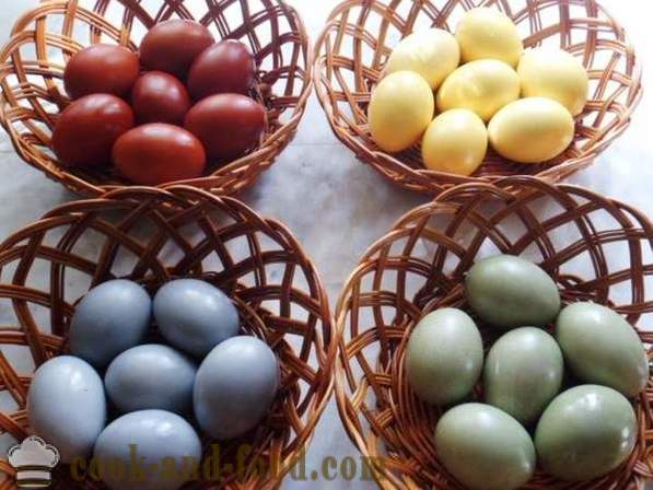 Kasvivärjäys munien pääsiäisenä - miten tehdä luonnollinen väri kotona
