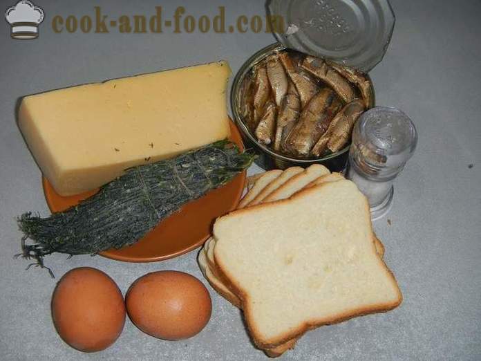 Paahda valkoista leipää muna: makea, suola ja valkosipuli. Miten tehdä herkullisia kera paistinpannussa - askel askeleelta resepti kuvia.