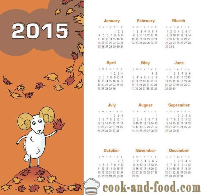 Kalenteri 2015 Vuohen vuosi (lammas): ladata ilmaiseksi joulukalenteri vuohien ja lampaiden.