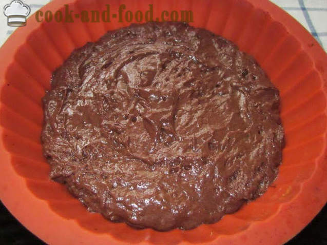 Suklaa sokerikakku kefir, yksinkertainen resepti - miten tehdä kakku kefir ilman munia (resepti kuvat)