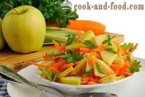 Salaatti omena, selleri ja porkkanat, 