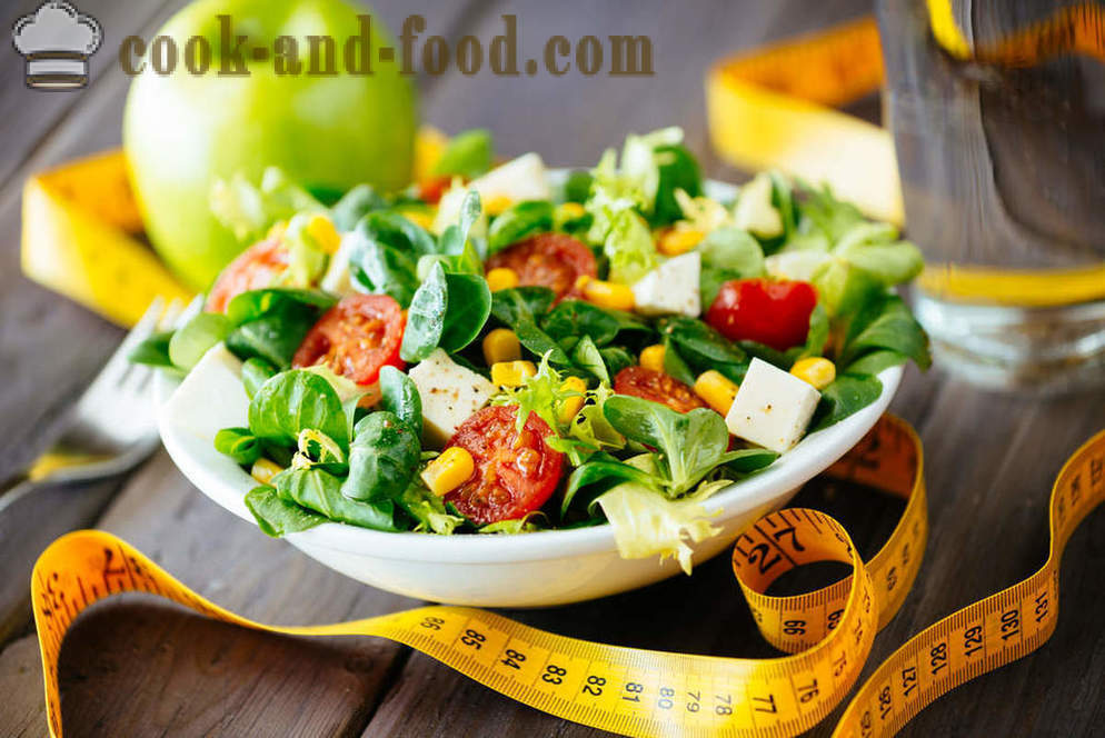 Vihannes salaatteja ruokavalio laihtuminen - video reseptejä kotona