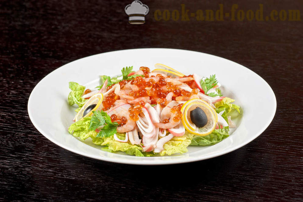 Reseptit salaatti kalmari «Labbra del sirena»