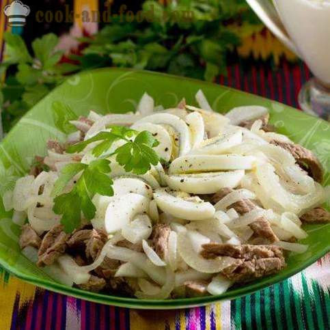 Uzbekistanin ruokaa: Salaatti 